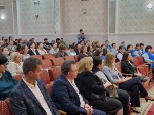 Președinta raionului Șoldănești, doamna Aliona PÎNZARI, a felicitat angajații din domeniul protecției sociale cu prilejul Zilei profesionale