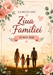 Mesaj de felicitare din partea Președintei raionului, Aliona PÎNZARI, cu prilejul Zilei Internaționale a Familiei
