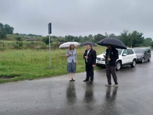 Președinta raionului Șoldănești a participat la recepția la terminarea lucrărilor de reabilitare a drumului de acces spre Stația de Cale Ferată Rogojeni