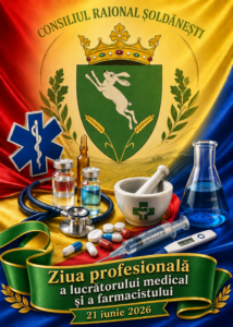 Mesajul Președintei raionului, cu privire la Ziua lucrătorului medical și a farmacistului