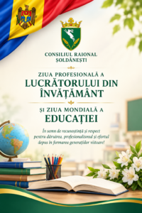 Președinta raionului Șoldănești, Aliona PÎNZARI, a felicitat cadrele didactice de Ziua Profesională a Lucrătorului din Învățământ